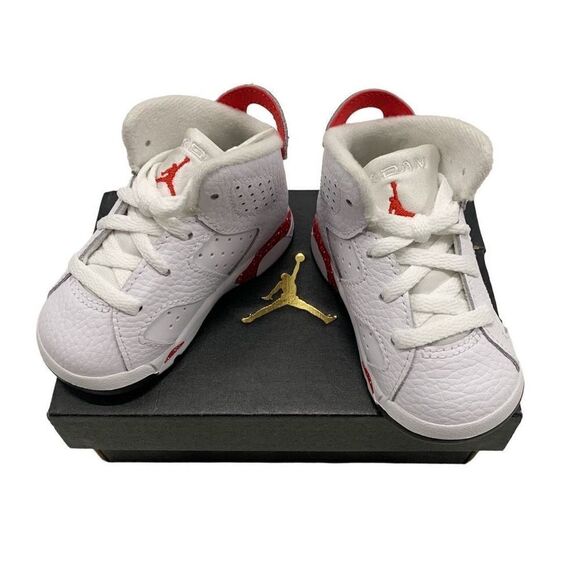 Nike Other - New Nike Air Jordan 6 Retro Sz 4c toddler tennis shoes sneakers white red